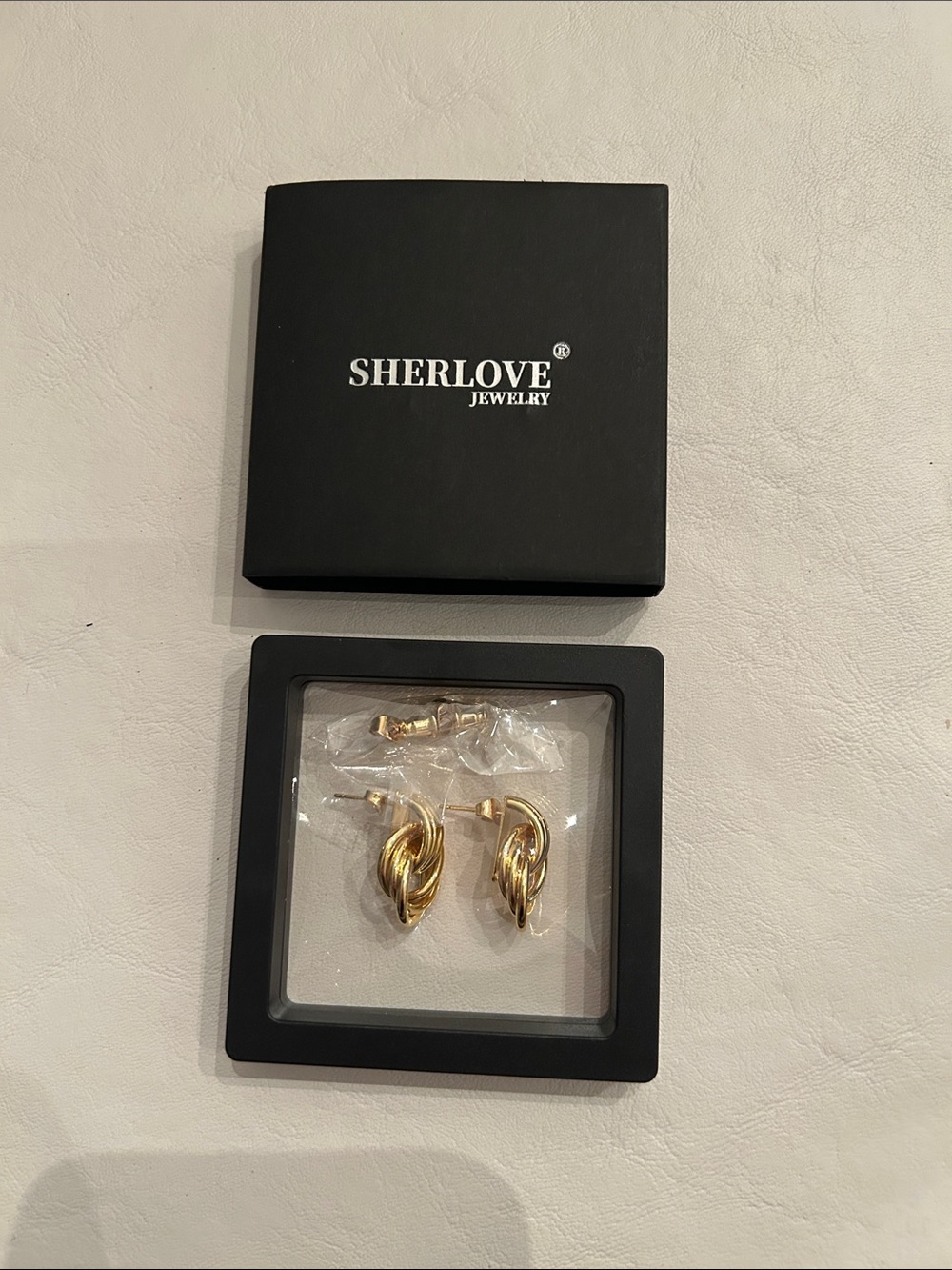 Sherlove Jewelry Gold Knot Earrings - Elegant Women’s Jewelry